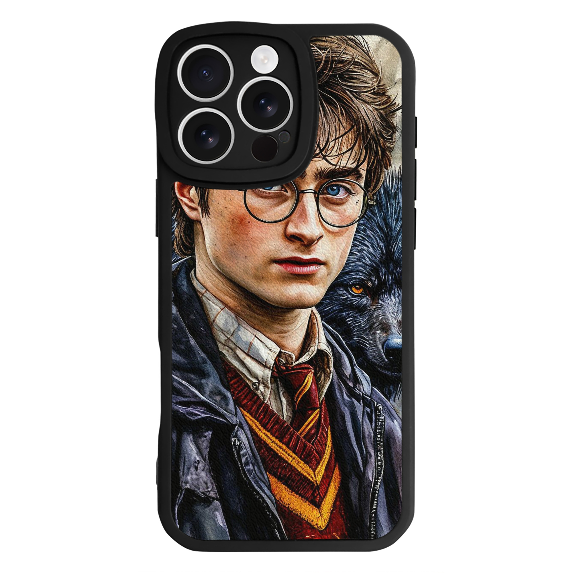 （画像用） Harry Potter ハリー・ポッターシリーズ 【iPhone 16シリーズ対応】シリコンスマホケース（レザー調） 材質：シリコン